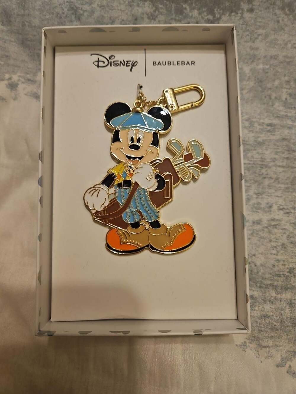 Disney Mickey Mouse Golf 3D Bag Charm by BaubleBar